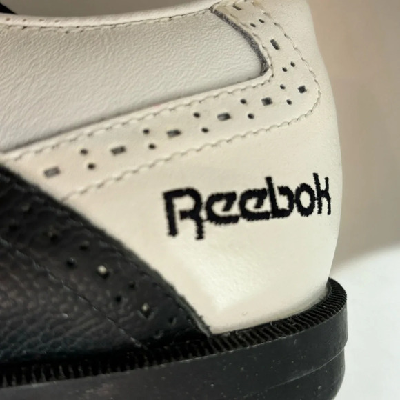 REEBOK Sz 7.5 Hexalite Black White Gortex GOLF Saddle Shoes NEW WITH TAG - Picture 8 of 16
